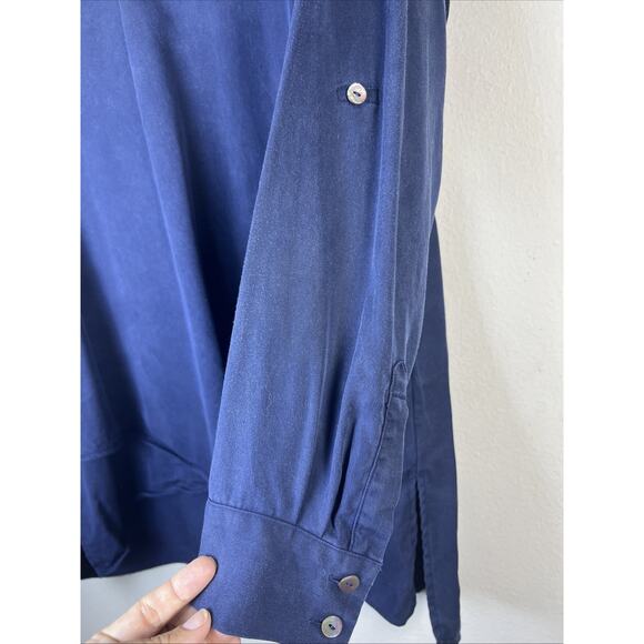 Soft Surroundings Top Women XL Viscose sleeve Roll tap layered 2BQ85 - Picture 4 of 11